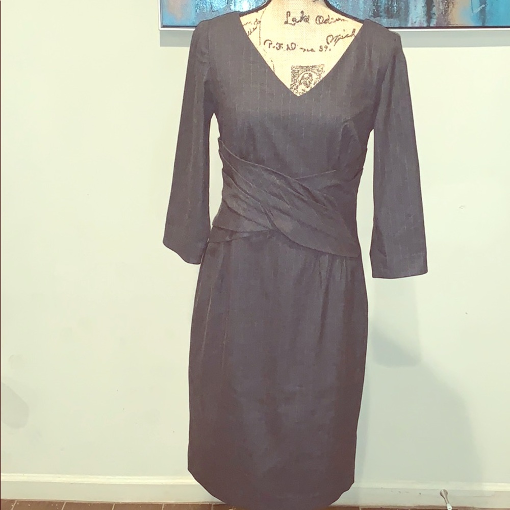 Liz Claiborne Sz 6 Gray Dress for Fall!
